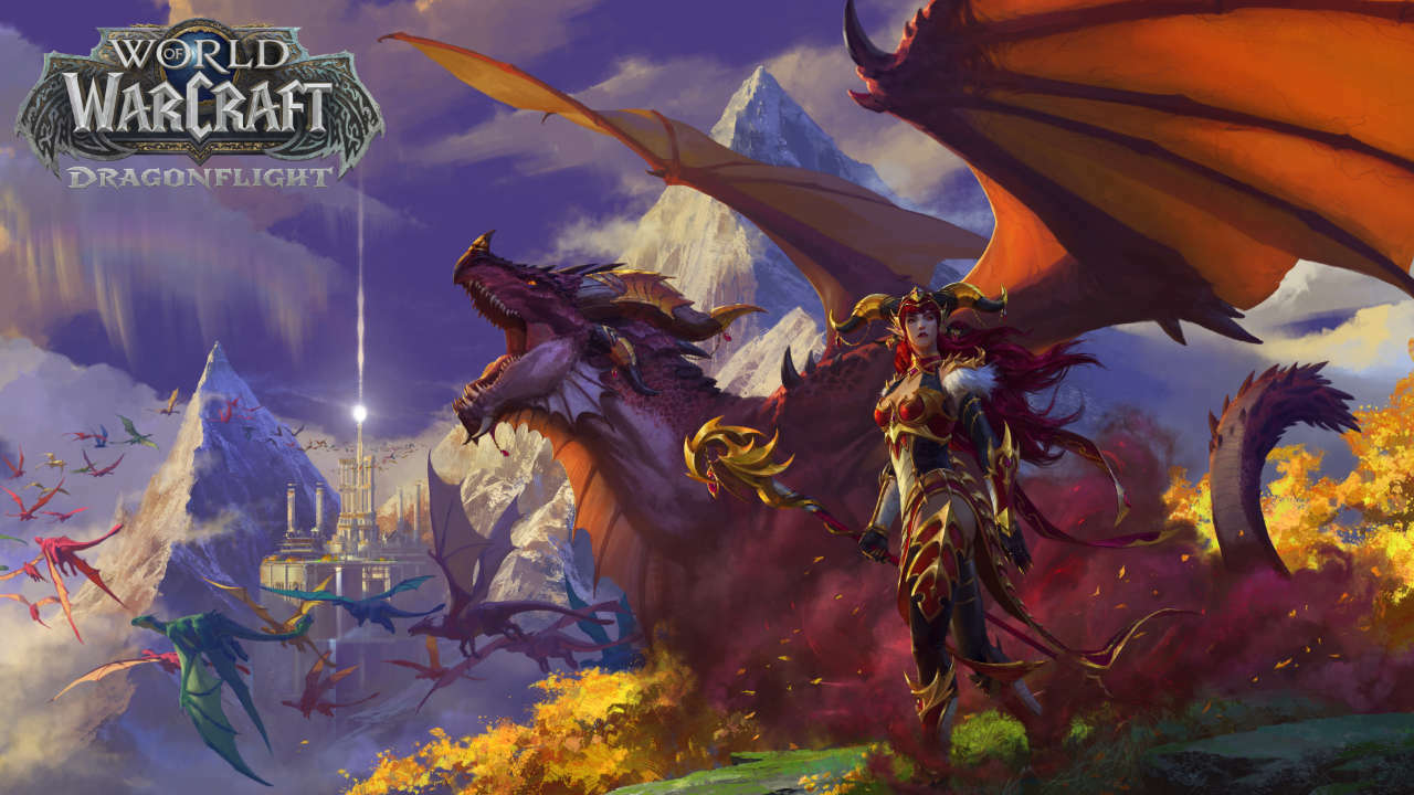 World of Warcraft Dragonflight Cover Art