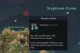 Lost Ark Shadow Island Location