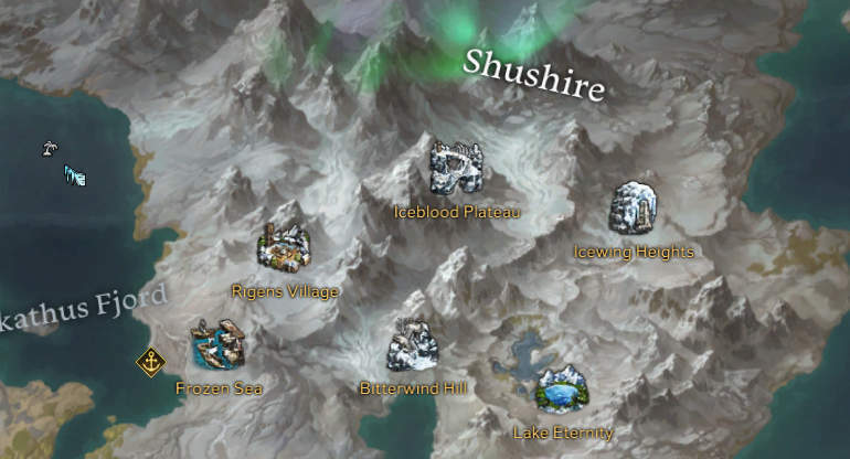 Lost Ark Shushire Map Location