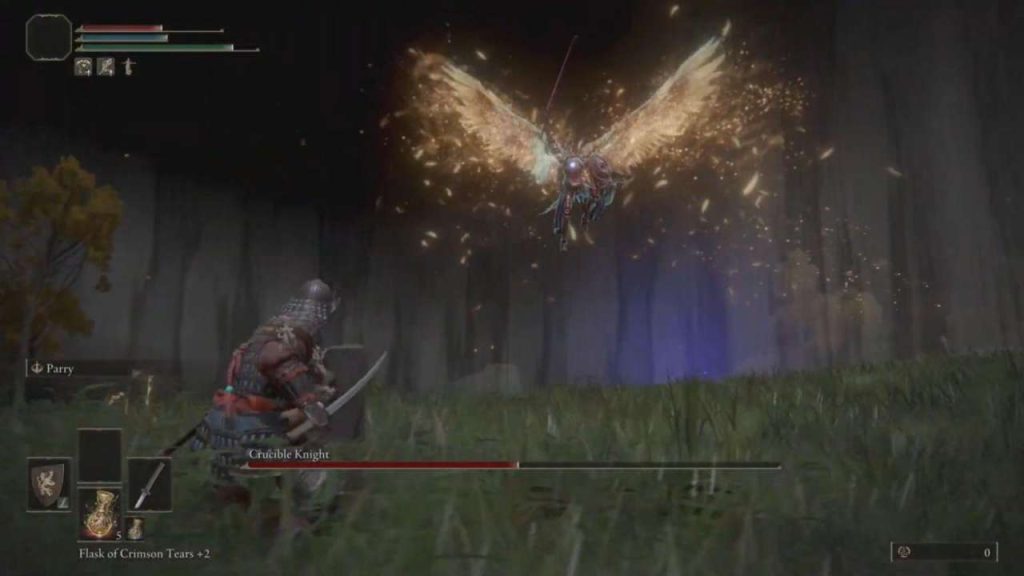 Elden Ring Crucible Knight Flying Charged Attack