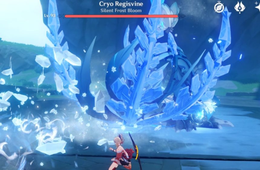 Genshin Impact How To Defeat Cryo Regisvine Boss Guide