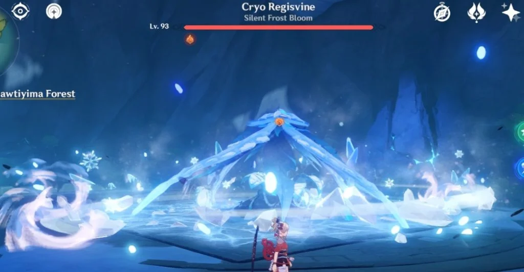 Genshin Impact Cyro Regisvine Spin Attack