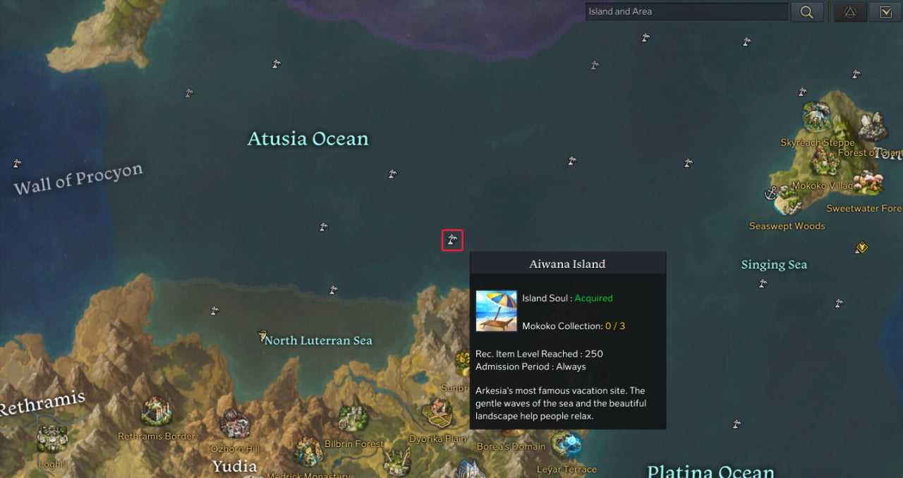 Lost Ark Aiwana Island