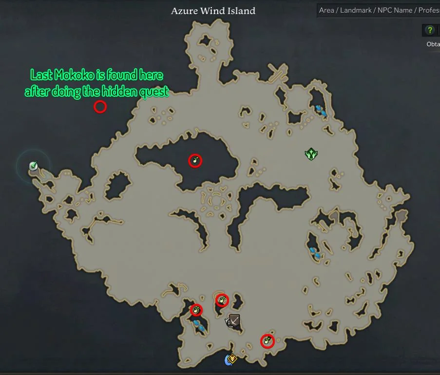 Lost Ark Azure Wind Island Mokoko Seeds