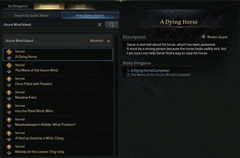 Lost Ark Azure Wind Island Guide