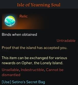 Isle of Yearning Soul