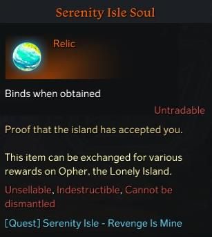 Serenity Isle Soul