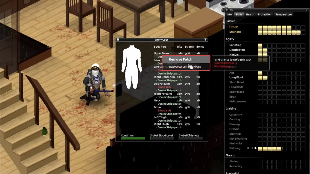 Project Zomboid: How to Level up Tailoring?