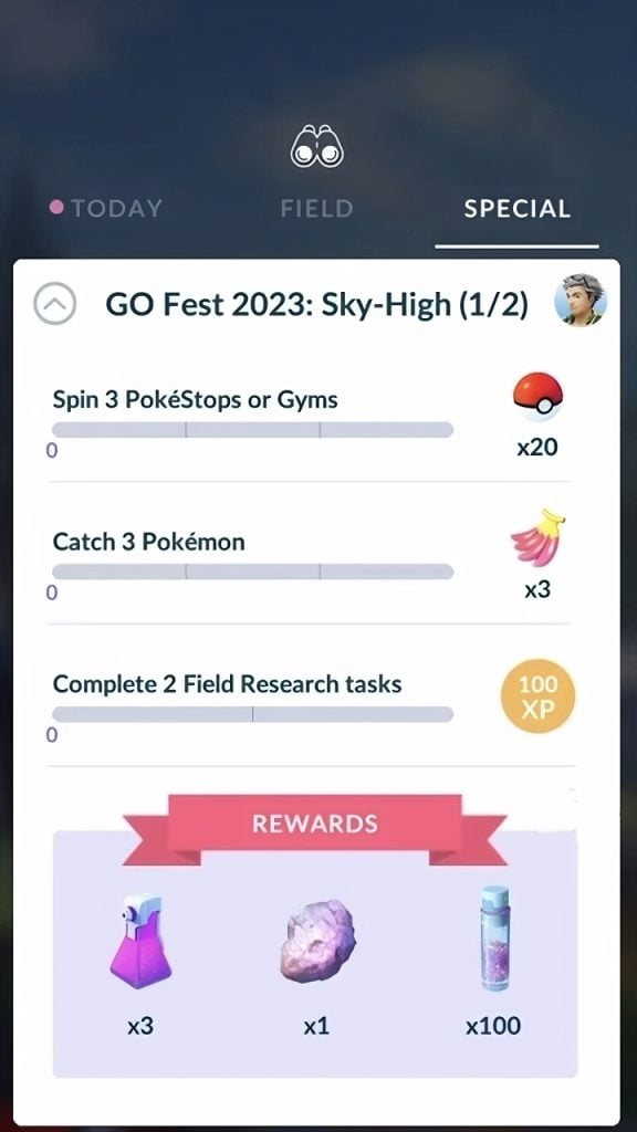 pokemon go meteorite research tasks