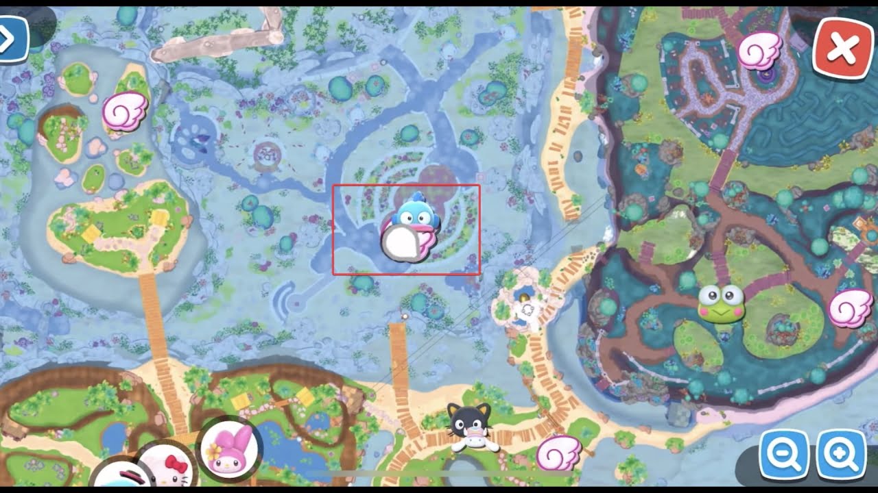 Hello Kitty Island Adventure Hangyodon Map