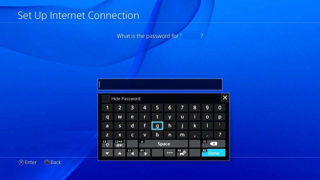  PS4 is connected to the internet 