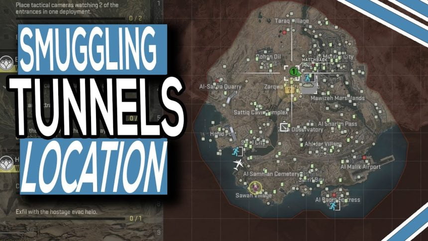 Smuggling Tunnles Location in Call of Duty DMZ