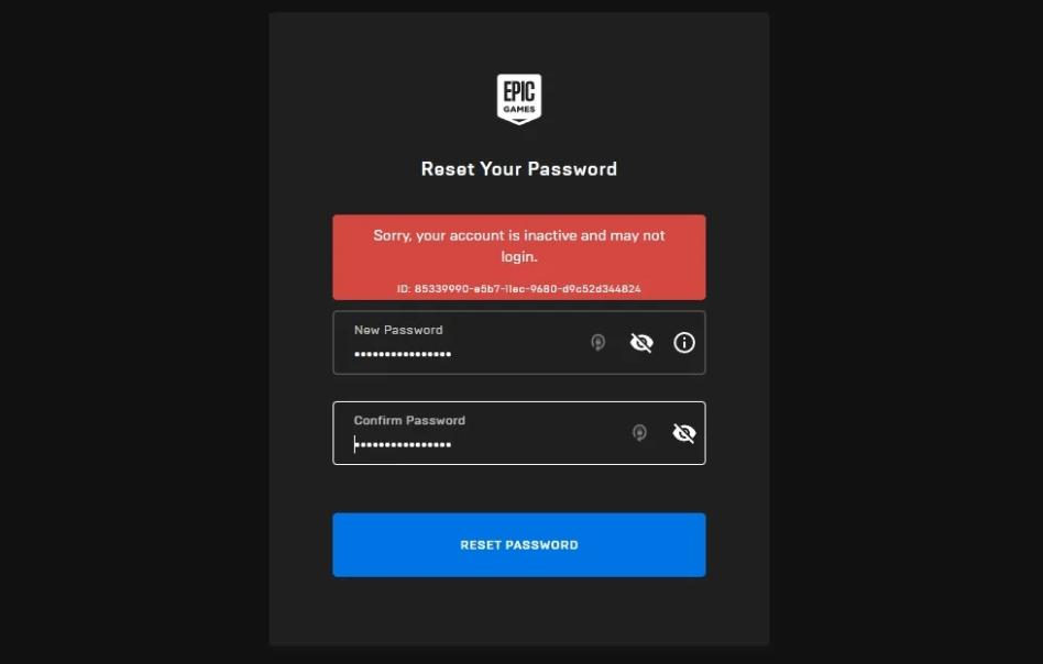 How to reset your Epic Games password if you can't log in to your account - Epic  Games Store Support