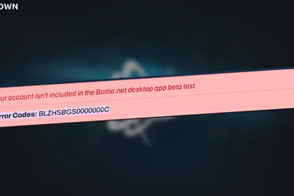 Error Code BLZBNTBGS0000000C