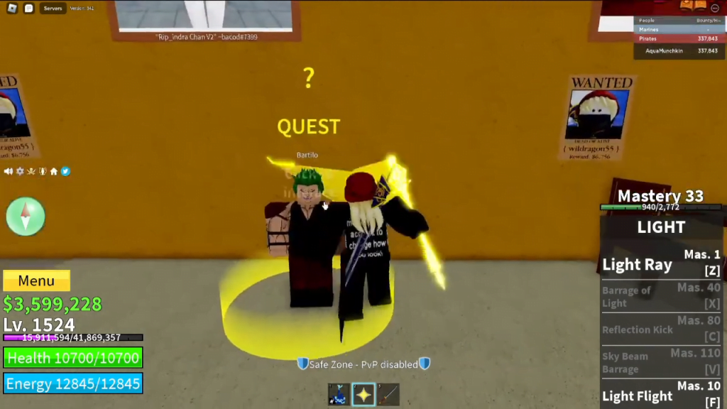 How to do Bartilo Quest (Colosseum Quest) ~ Blox Frutis [Roblox