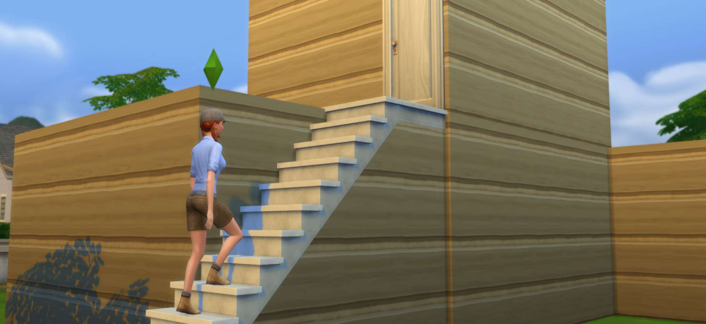 Upstairs in Sims 4