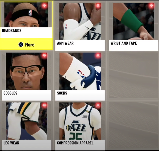 Buying Accessories in NBA 2K22