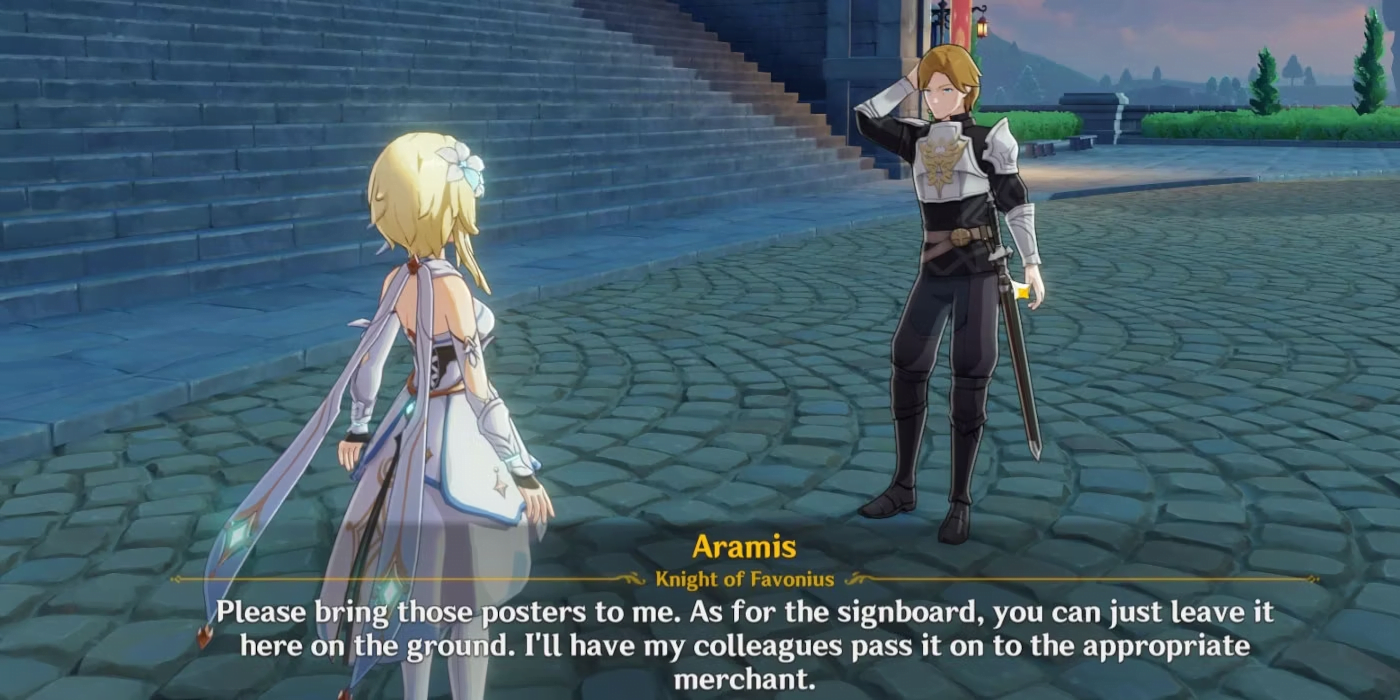 Genshin Impact Where to Look for Posters and Billboards in Mondstadt