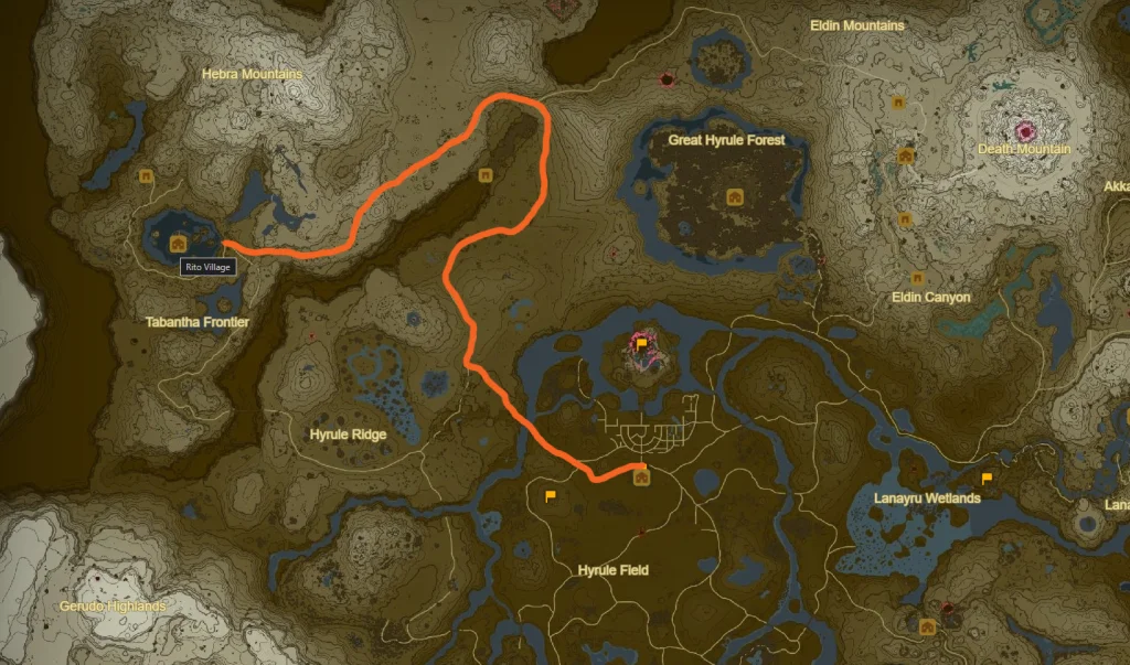 Map-to-get-to-the-Broken-Bridge