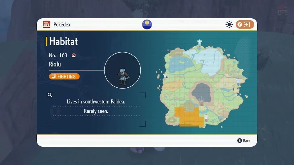 Riolu-Location