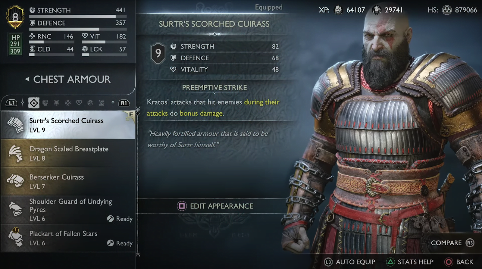 God of War Ragnarok How to Obtain Surtr's Scorched Armor Set