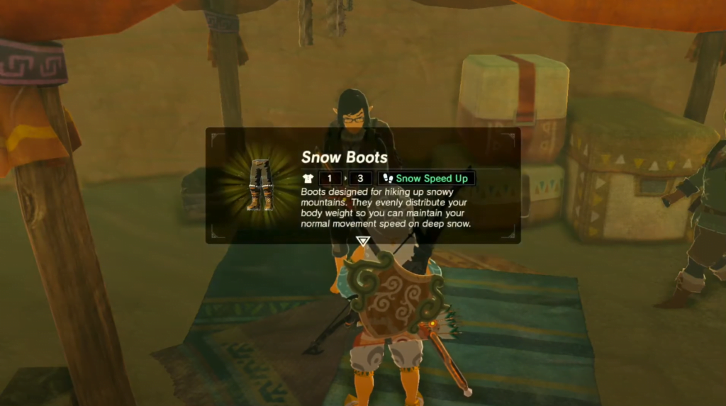 Zelda BOTW: Forgotten Sword Side Quest & Snow Boots Guide